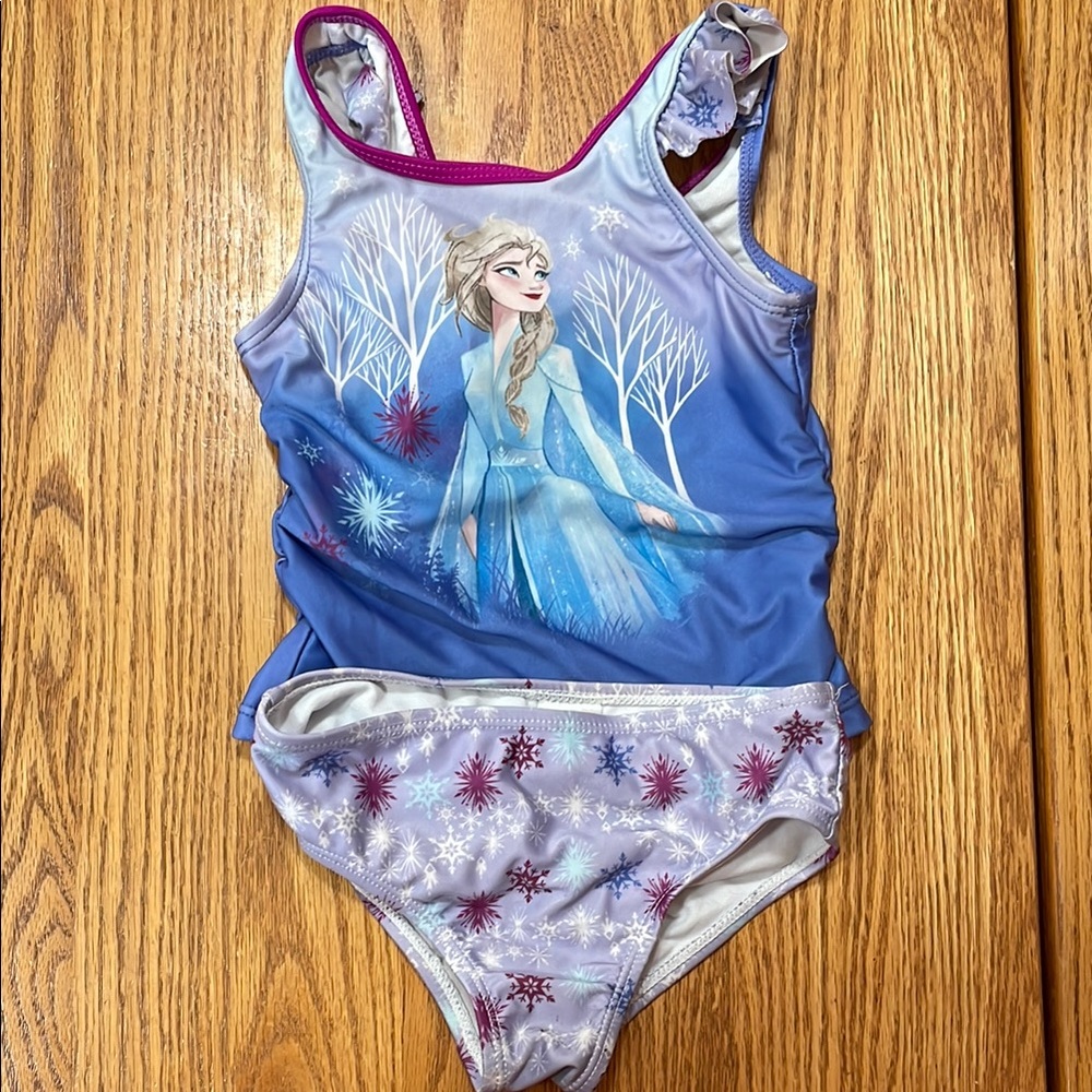 Disney Blue and Purple One Piece Swimwear